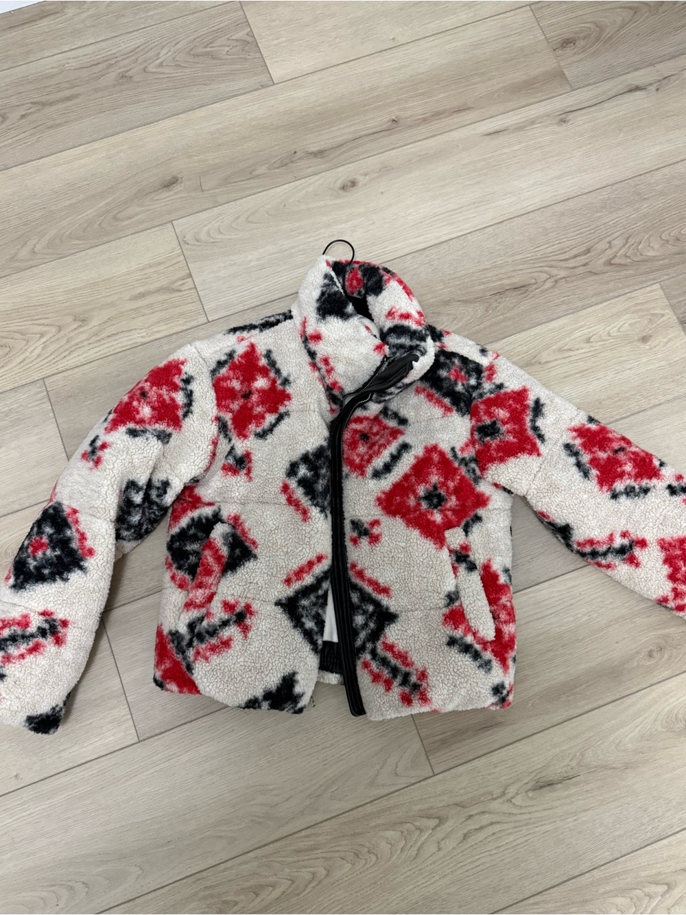 Abercrombie & Fitch Sherpa Puffer Jacket